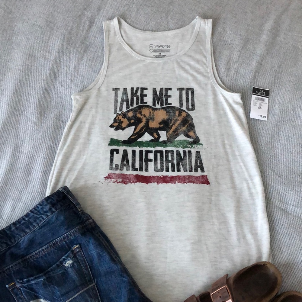 💜Graphic tank top